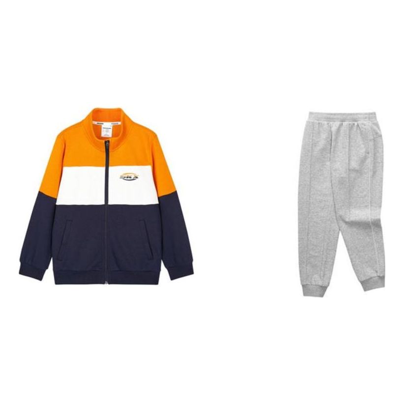 (GS) Skechers SKX Sport Set 'Navy White Orange Grey' P122B017