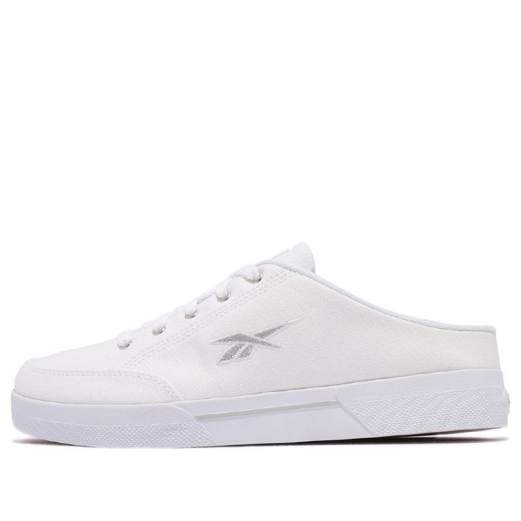 Reebok Slice Mule Canvas 'White Metallic Silver' FX3920
