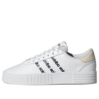 (WMNS) adidas neo Court Bold 'Logo Print - White Beige' GZ8439