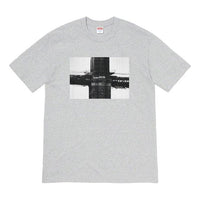 Supreme FW19 Week 17 Bridge Tee Graffiti Printing Short Sleeve Unisex Gray SUP-FW19-10924