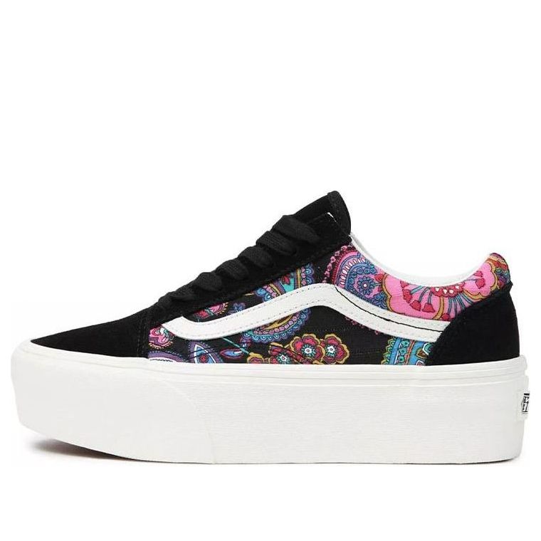 Vans Old Skool Stackform 'Black Pink Blue' VN0A7Q5MBLK