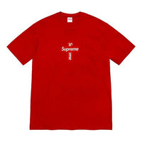 Supreme Week 17 Cross Box Logo Tee LogoT SUP-FW20-371-RED