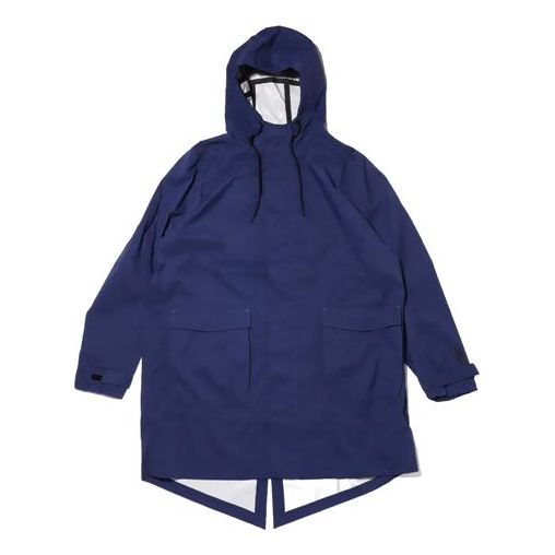 Men's Nike Lab Hooded Sports Windbreaker Jacket Blue CD6807-410