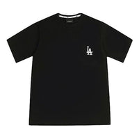 MLB Los Angeles Dodgers Logo Micro Mark Short Sleeve Unisex Black 31TS10031-07L