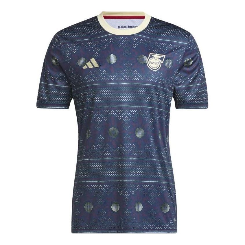 adidas Jamaica Tiro 23 Pre-Match Jersey Asia Sizing 'Collegiate Navy' HS5227