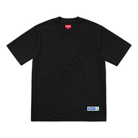 Supreme SS18 Athletic Label SS Top Black Tee SUP-SS18-305