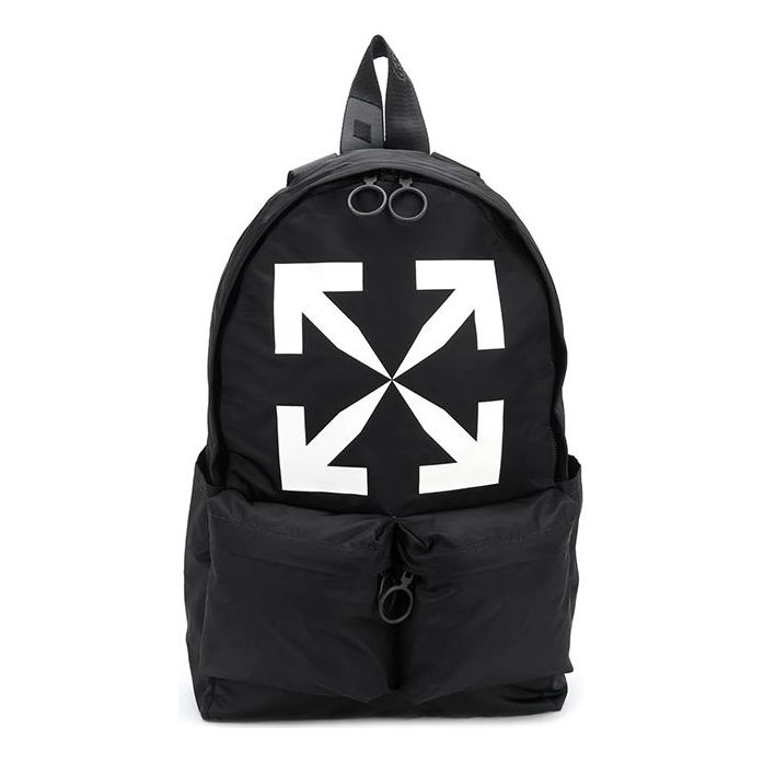 Off-White Arrow Printing Backpack Black OMNB003R20E480201001