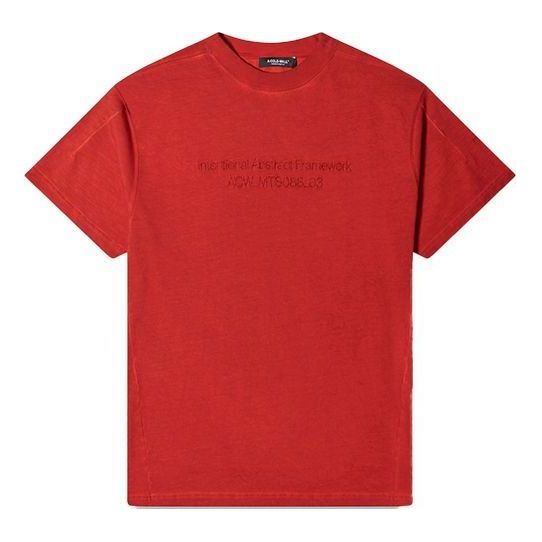 A-COLD-WALL* Logo T-shirt 'Red' ACWMTS088-WINE