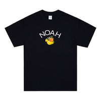 NOAH Unisex Logo Printing Round-neck Black T13SS20BLK