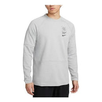 Nike DRI-FIT GFX Crewneck Sweatshirt 'Grey' DV9828-077