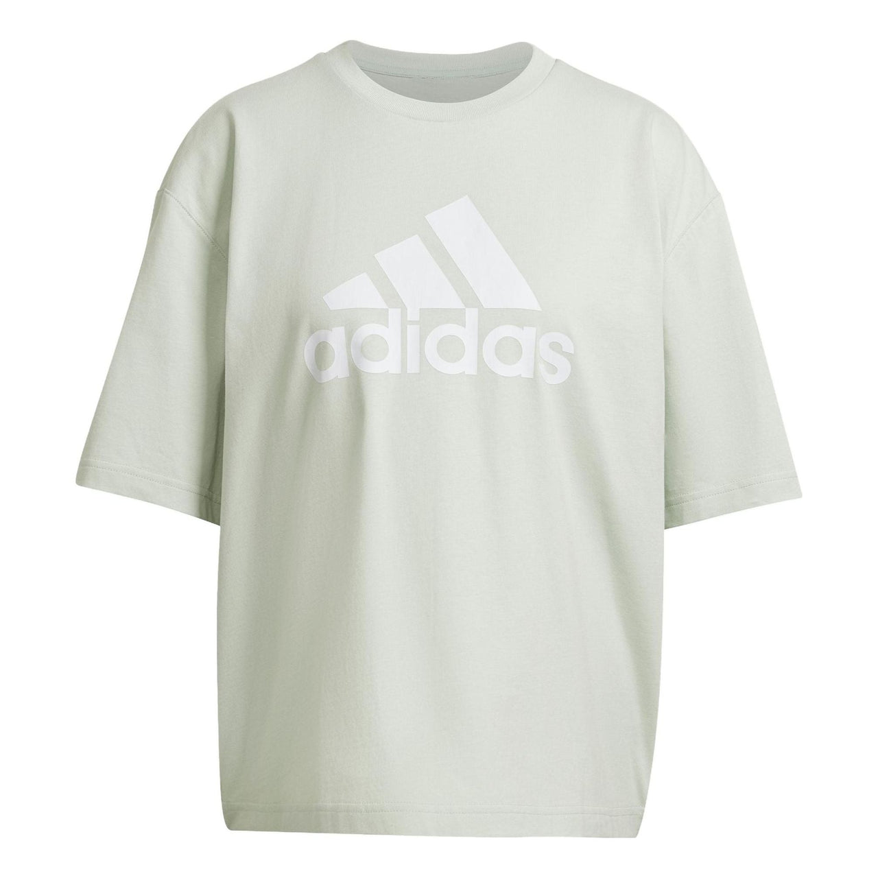 (WMNS) adidas Future Icons Badge of Sport T-Shirt Asia Sizing 'Green' HK0508