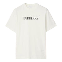 Burberry 26 Logo Cotton T-shirt 'Chalk White' 81223891