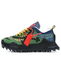 Off-White Odsy-1000 Running Shoes Blue/Green/Yellow OMIA139F198000404210