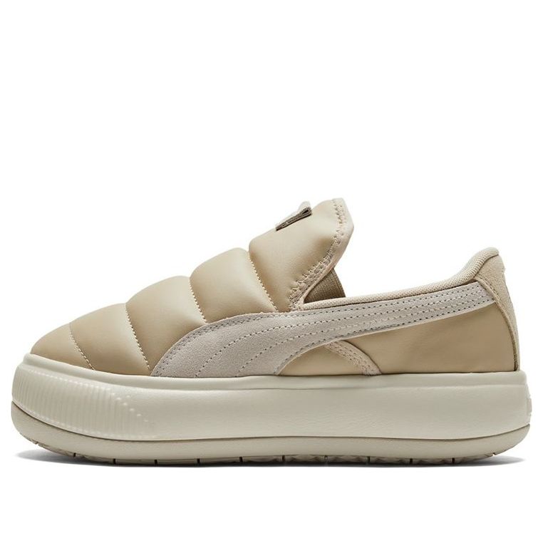 (WMNS) PUMA Suede Mayu Slip-on Sneakers Ivory 383827-02