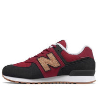 New Balance Kids' 574v1 Lace-up Sneaker Red/Black PC574KWS