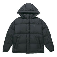 adidas Juventus Soccer/Football Sports hooded down Jacket Black FQ4082