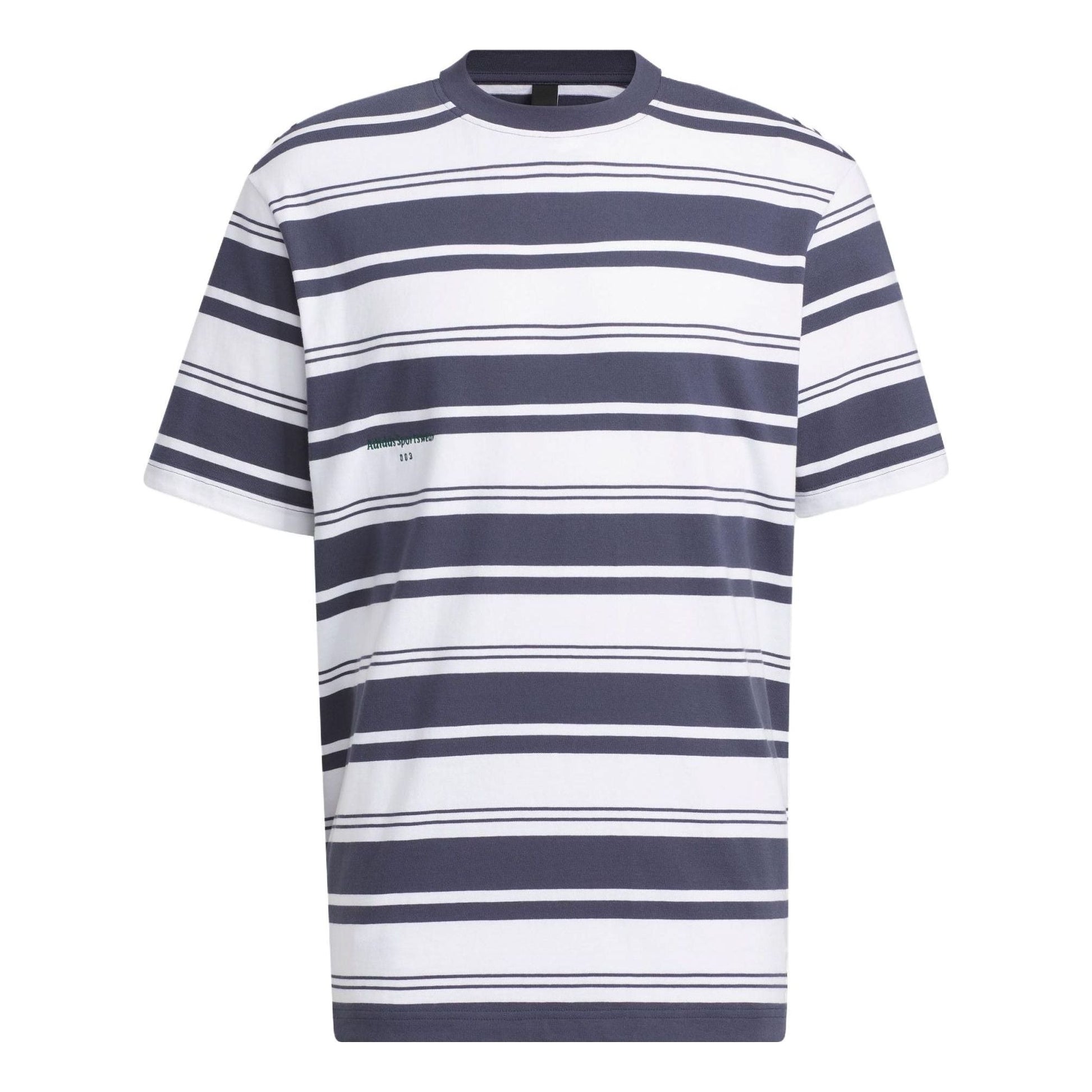 adidas Sportswear Stripe T-Shirts 'White Purple' IS4959