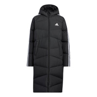 (GS) adidas Long Padded Down Jacket Asia Sizing 'Black White' HM7163