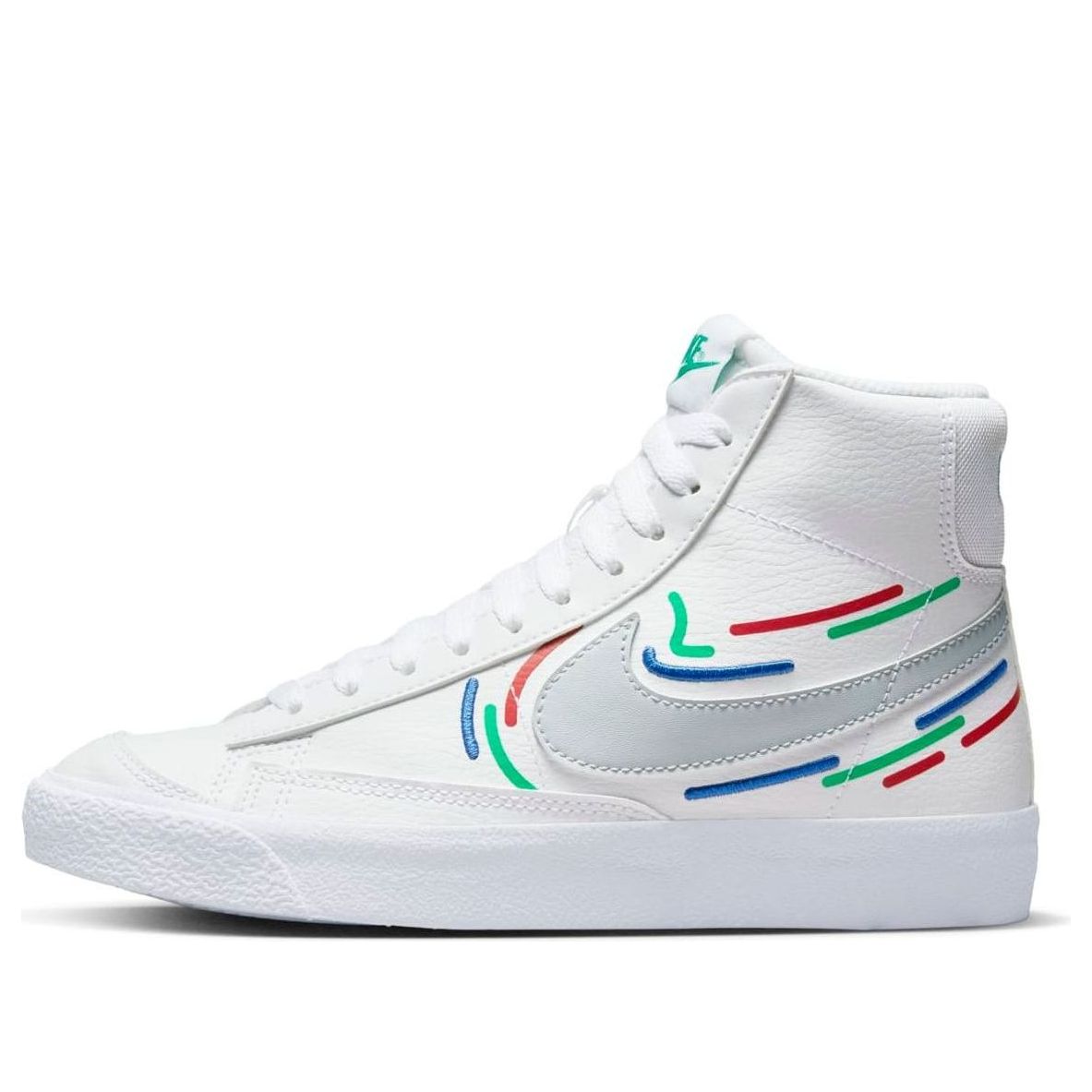 (GS) Nike Blazer mid '77 'White Game Royal University Red' FB8023-100