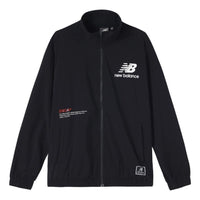 New Balance Casual Cargo Jacket Asia Sizing 'Black White' NAA24031-BK
