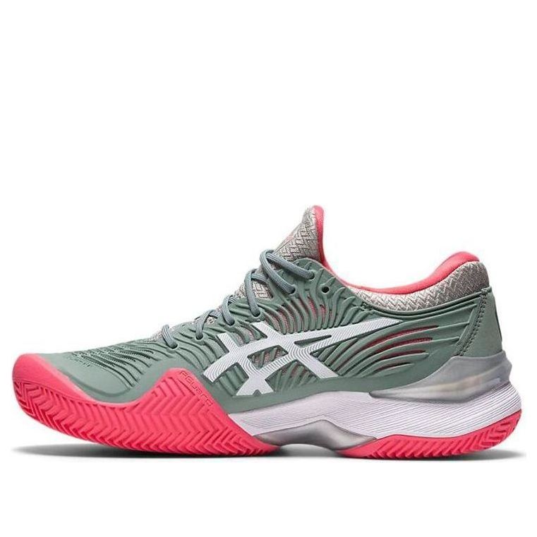 (WMNS) ASICS Court FF 2 Clay 'Slate Grey White' 1042A075-021