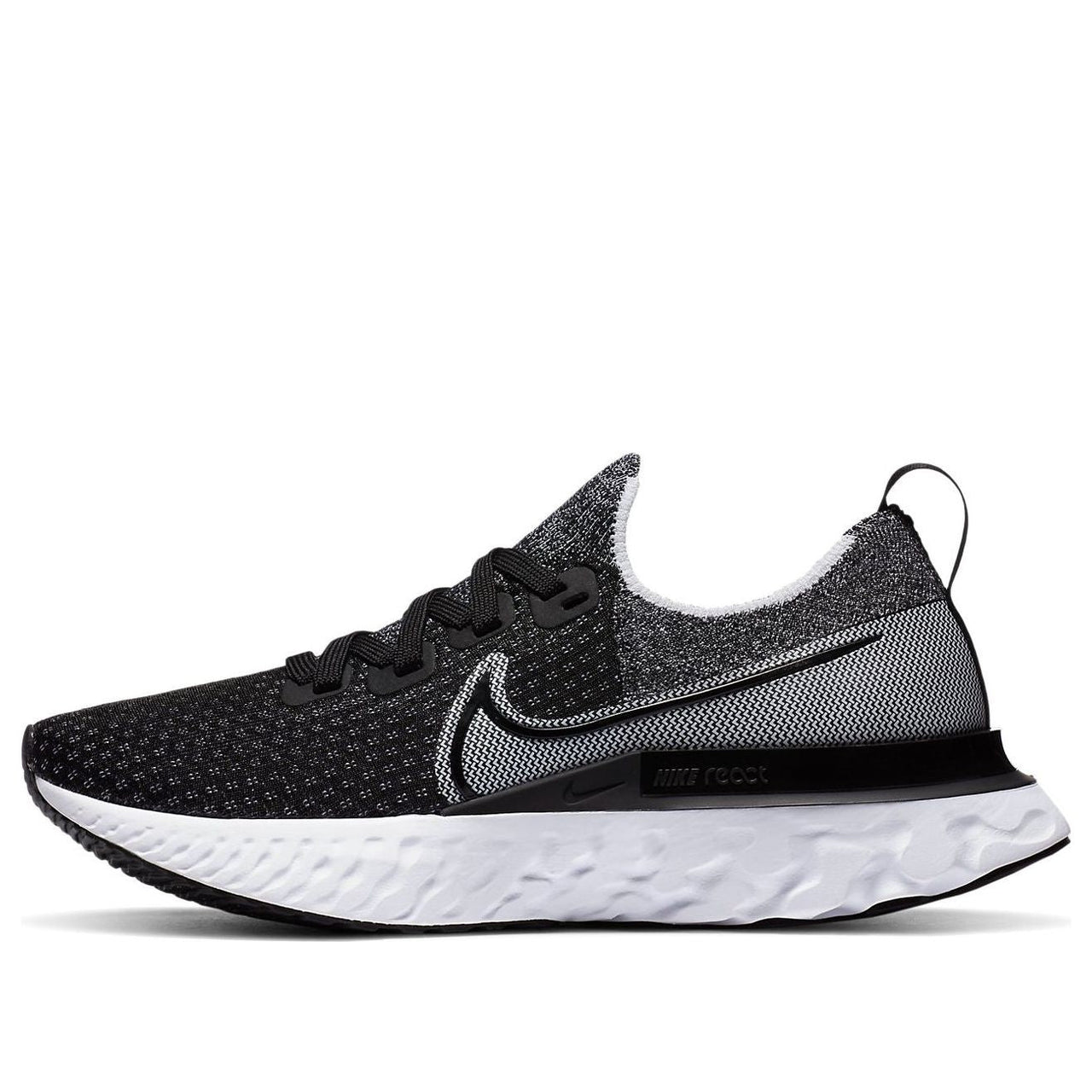 (WMNS) Nike React Infinity Run Flyknit 'Black White' CD4372-012