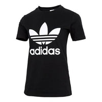 (WMNS) adidas originals Logo Printing Black GN2896