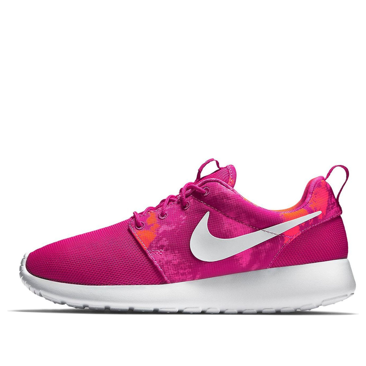 (WMNS) Nike Rosherun Print 'Pink White' 599432-613