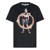 LOUIS VUITTON x LOL Character Print Tee W Black 1A7SU-