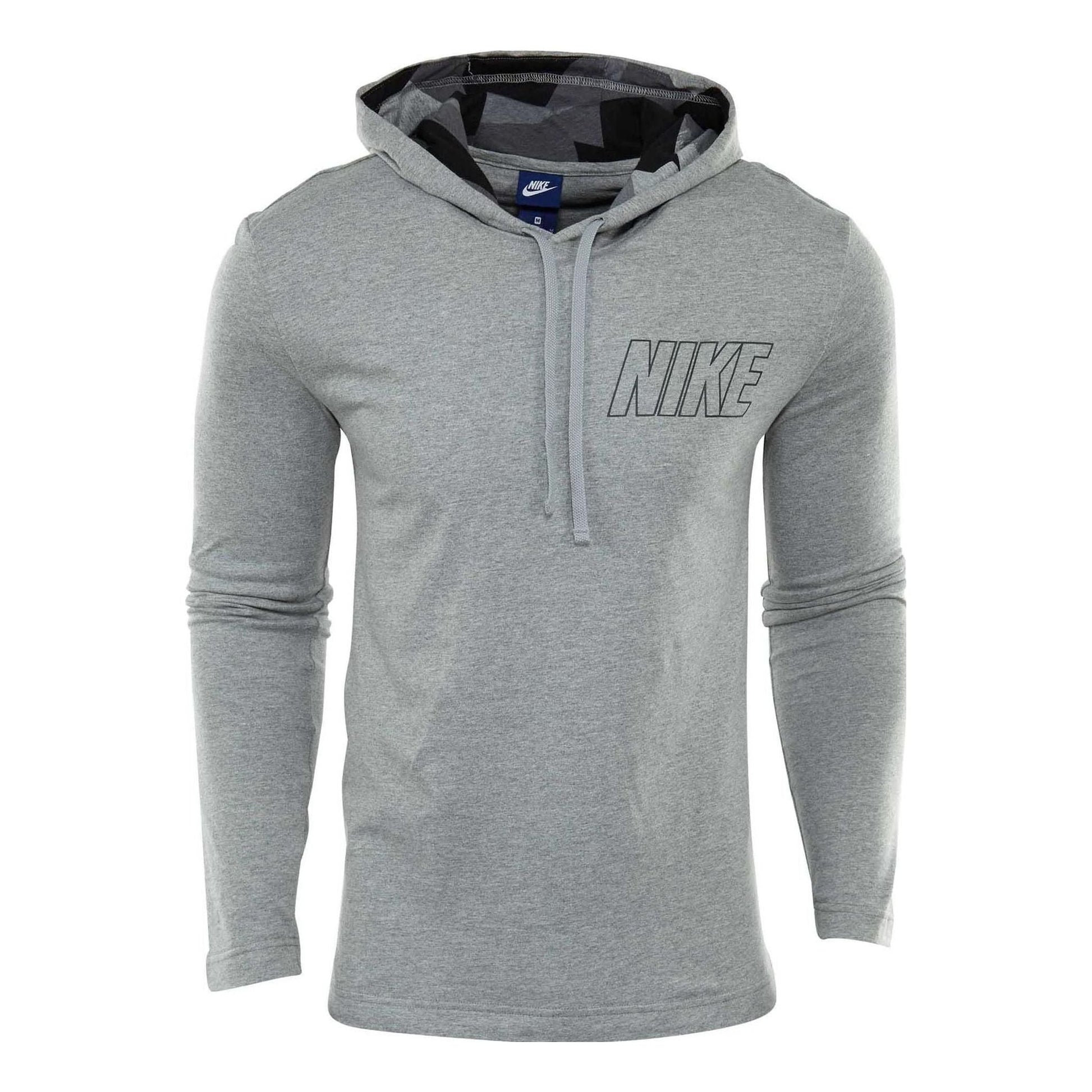 Nike Sportswear Hoodie 'Dark Heather Grey Black' 833873-063