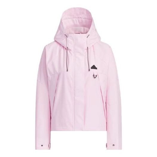 (WMNS) adidas City Escape Woven Jacket Asia Sizing 'Pink' JE8590