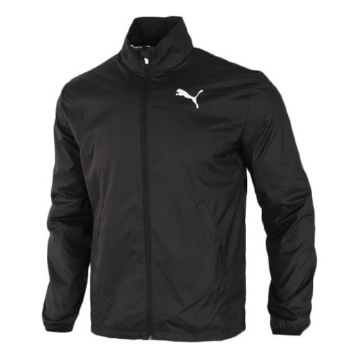 PUMA Woven Running Breathable Stand Collar Jacket Black 853727-01