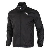 PUMA Woven Running Breathable Stand Collar Jacket Black 853727-01