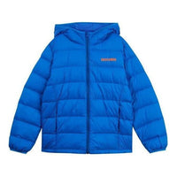(GS) Skechers Solid Color Hooded Down Jacket 'Blue Red Pink Black' L422K127