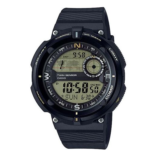 CASIO Waterproof Sports Shockproof Mens Black Digital SGW-600H-9A