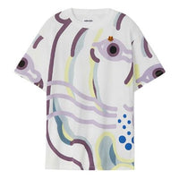 KENZO SS21 K-Tiger Large Short Sleeve White Purple FB52TS9954SA-01B