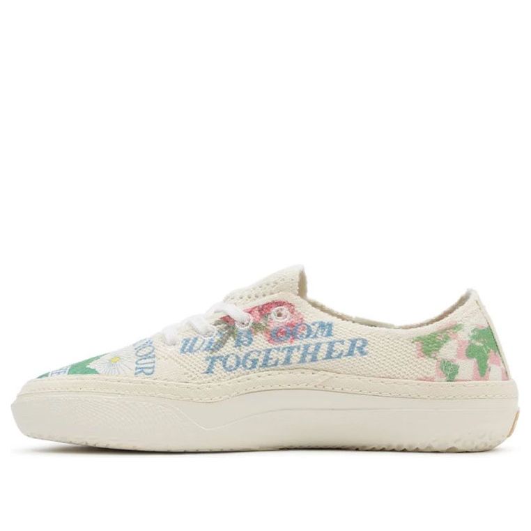 Vans Eco Theory Circle Vee 'White Green Blue' VN0A4BWLAS1