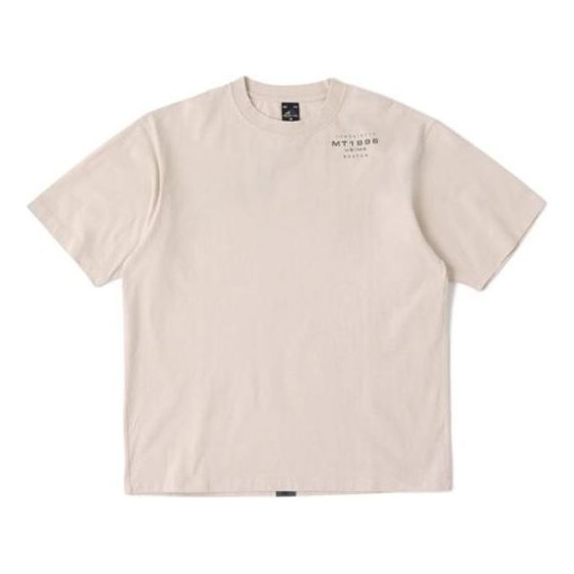 New Balance MT1996 Back Graphic T-Shirt Asia Sizing 'Timberwolf' AMT35018-TWF