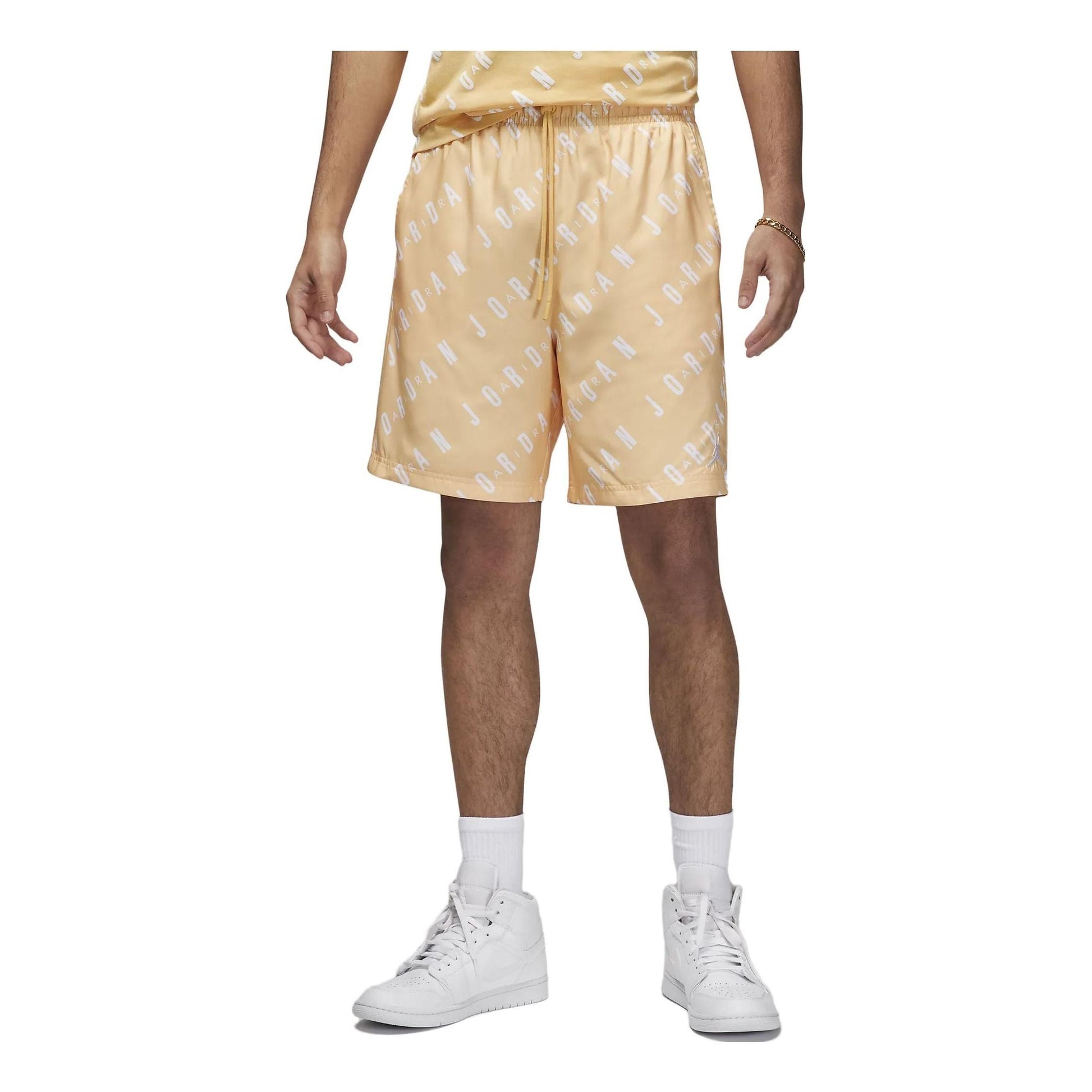 Air Jordan Essentials Poolside Shorts 'Gold White' DX9673-251