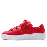 (WMNS) PUMA Platform Kiss Ath Lux Red 366704-03