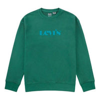 Men's Levis Logo Round Neck Pullover Green 38712-0014