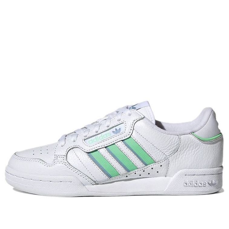 (WMNS) adidas Continental 80 Stripes 'White Green' H06590