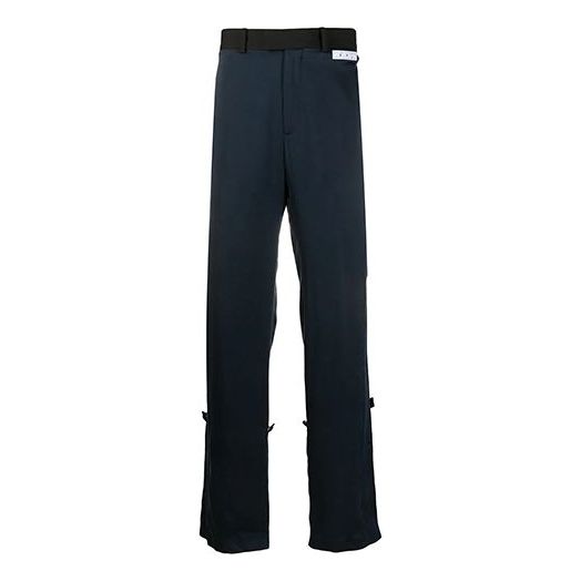 Off-White Elongated Straight-Leg Trousers OMCA135E20FAB0014500