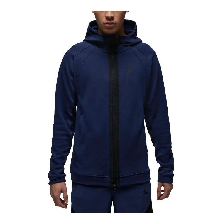 Air Jordan Dri-FIT Sport Air Fleece Full-Zip Hoodie 'Midnight Navy' DV9783-410