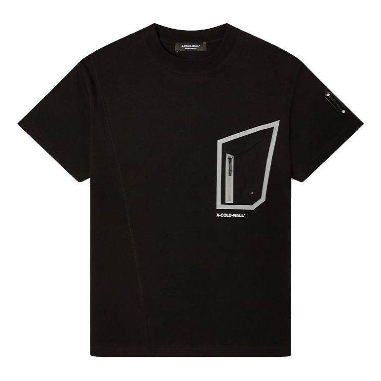 A-COLD-WALL* Technical Polygon T-shirt 'Black' ACWMTS089-BLACK