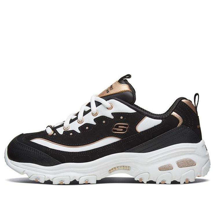 (WMNS) Skechers D'Lites 1.0 'Black Gold' 66666239-BWGD