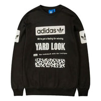 adidas originals Graphic Crew Sweatshirt 'Cd1717' Black CD1717