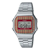 CASIO General YOUTH Japan / South Korea Fashion Waterproof Silver Digital A168WEF-5AEF