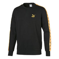 PUMA Unisex Monogram Round-neck Sweatshirt Black 579713-01