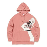 (WMNS) Li-Ning x Disney Mickey Casual Apricot Hoodie 'Pink' AWDQ595-4